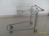 Chiny Low Carbon Steel Warehouse Cargo Trolley / Moving Trolley 20.5kg Weight 1245x535x935mm firma