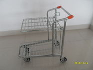 Chiny Store Supermarket Warehouse Trolley With Handle Logo Printing firma