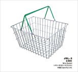 Chiny Mały sklep detaliczny Metalowy koszyk na zakupy Chromowany 400x300x215mm firma