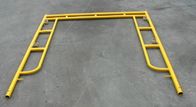 Chiny Yellow Coated Low Carbon Walk Through Scaffolding Frames American Design 5x5 firma