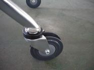 125 mm Plain Bearing TPE Trolley Castor Wheels Heavy Duty With Auto Brake