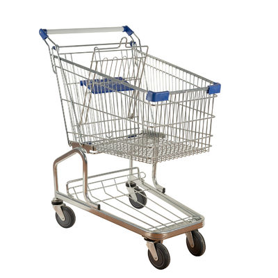 Wózek na zakupy do niemieckiego supermarketu Wózek z drutu metalowego 125 l Możliwość dostosowania