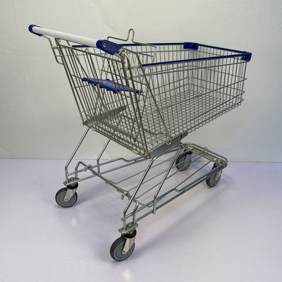 kupować 180L TPR Kółka Wózek na zakupy spożywcze Wózek na zakupy w stylu azjatyckim Supermarket Metalowy wózek na zakupy online manufacture