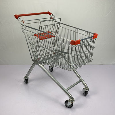 kupować Europejski styl 125L Q195 Stalowy wózek do supermarketu z fotelikiem dziecięcym online manufacture