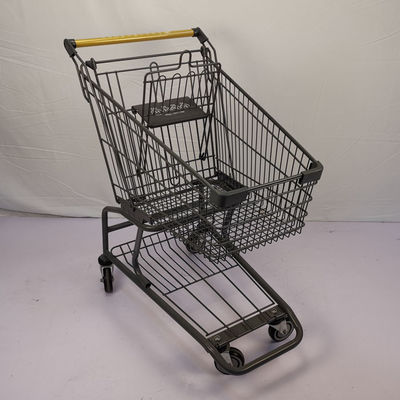 kupować Szary 60L Wózek na zakupy w supermarkecie Sklep sieci detalicznej Wózek na zakupy z kołami TPR online manufacture