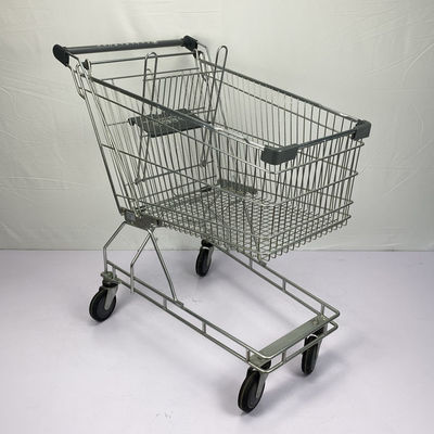 kupować Wózek na zakupy do supermarketów w stylu australijskim 150L Metalowy szary wózek sklepowy CE online manufacture