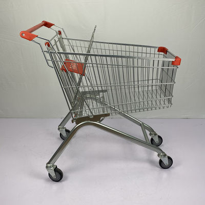 kupować CE 125L Europejski duży wózek na zakupy 110kg Ładowność Metalowy wózek na zakupy online manufacture