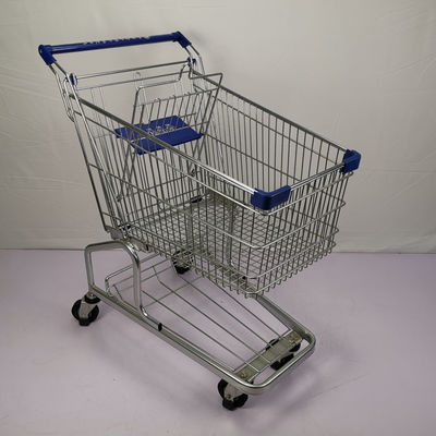 kupować 125L Normalny rozmiar Supermarket Metalowy wózek Malowanie proszkowe Wózek na zakupy online manufacture