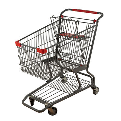 kupować Magazynowy metalowy wózek na zakupy 150 l Klasyczny amerykański wózek na zakupy spożywcze online manufacture