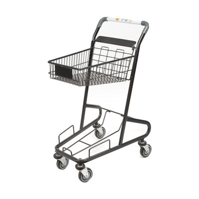 kupować Dwuwarstwowy wózek na zakupy Koszyk 45L Supermarket Metalowy wózek spożywczy online manufacture
