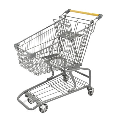 kupować 60L Q195 Stalowy wózek na zakupy ze stali Wózek na zakupy w stylu amerykańskim online manufacture