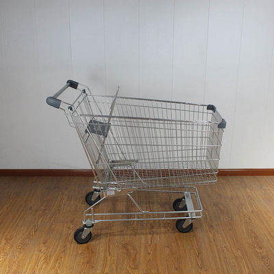 kupować 215L Australian Style General Purpose Assorted Supermarket Shopping Trolley Szary Plastykowe koła Pu online manufacture