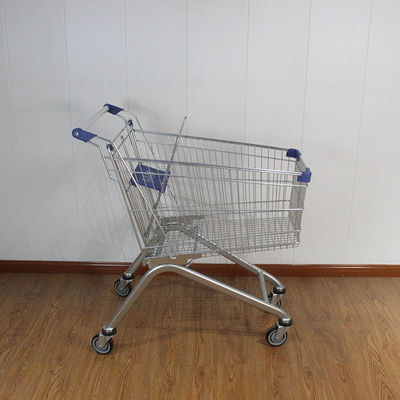 kupować 125L Sprzedaż detaliczna Galwanizowany wózek do zakupów w supermarkecie na rynku europejskim online manufacture