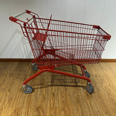 kupować Konfigurowalny wózek sklepowy Spar light commercial 210L czerwony, wózek na zakupy do supermarketu online manufacture