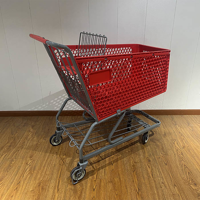 kupować 180L plastikowy wózek do zakupów w supermarkecie online manufacture