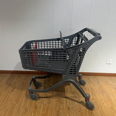 kupować 175L Customized Logo Retail Grocery Store Cart Supermarket Trolley Plastic Shopping Cart online manufacture