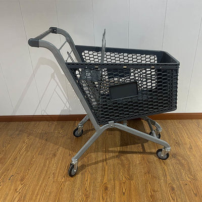 kupować 100L Galvanized Plastic Steel Metal Store Shopping Trolley Carts with Wire online manufacture