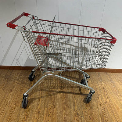 kupować 100L European Style Shopping Trolley with CE Certification Metal Supermarket Carts online manufacture