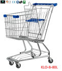 Wózek na zakupy w stylu amerykańskim dla osób w podeszłym wieku / niepełnosprawnych, wózki z supermarketami metalowymi