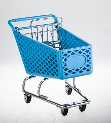 Chiny Wheeled shopping trolley With metal base and back gate in chrome plated fabryka