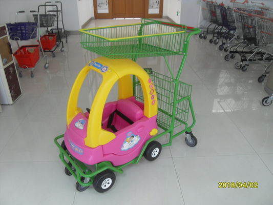Chiny 95L Wózki dziecięce / dziecięce z koszykiem tylnym / 4 obrotowe kółka płaskie SGS CE fabryka