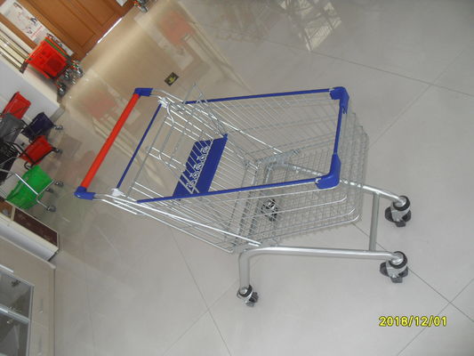 Chiny Wózek sklepowy z warzywami i plastikowymi elementami do supermarketów, Easy Push Hanle fabryka
